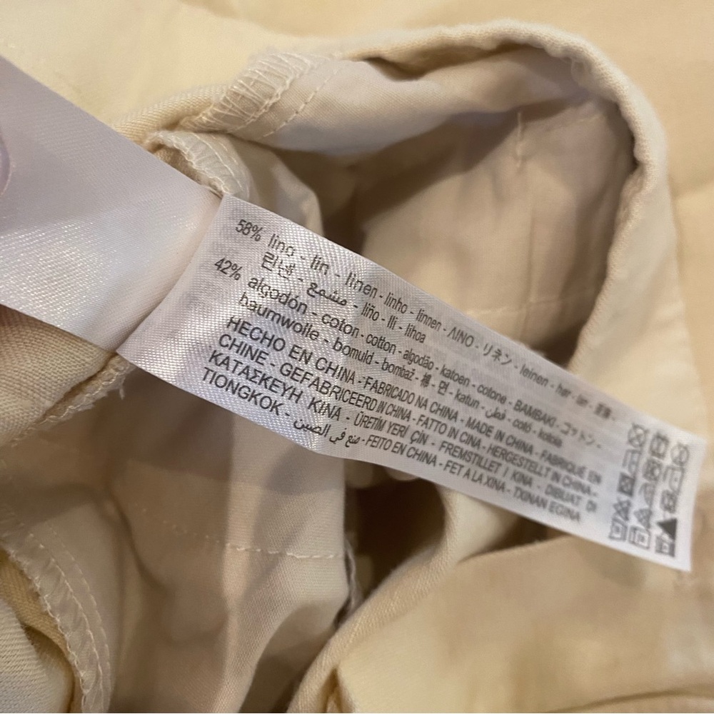 Zara Linen Blend Pants (hemmed) - Picture 5 of 5